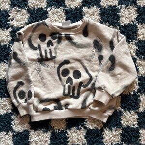 Toddler Zara Skull Sweater